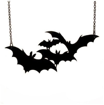 Acrylic Bats Necklace