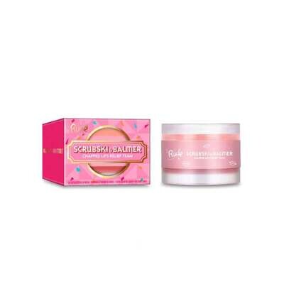 Rude Cosmetics Scrubski & Balmer Lip Exfoliator and Lip Balm- Grapefruit
