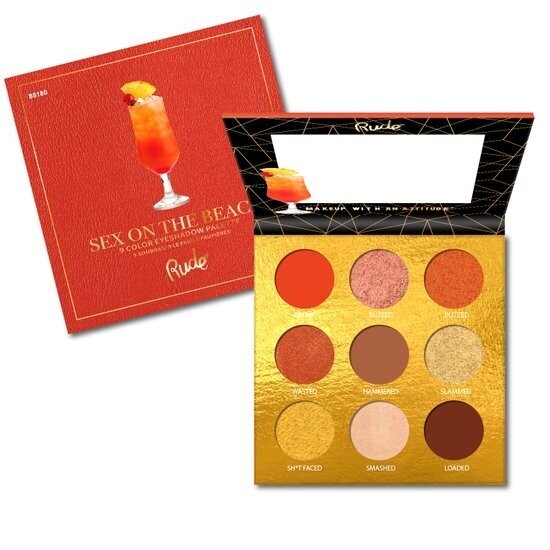 Rude Cosmetics Cocktail Party Eyeshadow Palette- Sex on The Beach