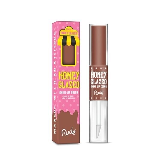 Rude Cosmetics Honey Glazed Matte Shine Lip Gloss Color - Boston Cream