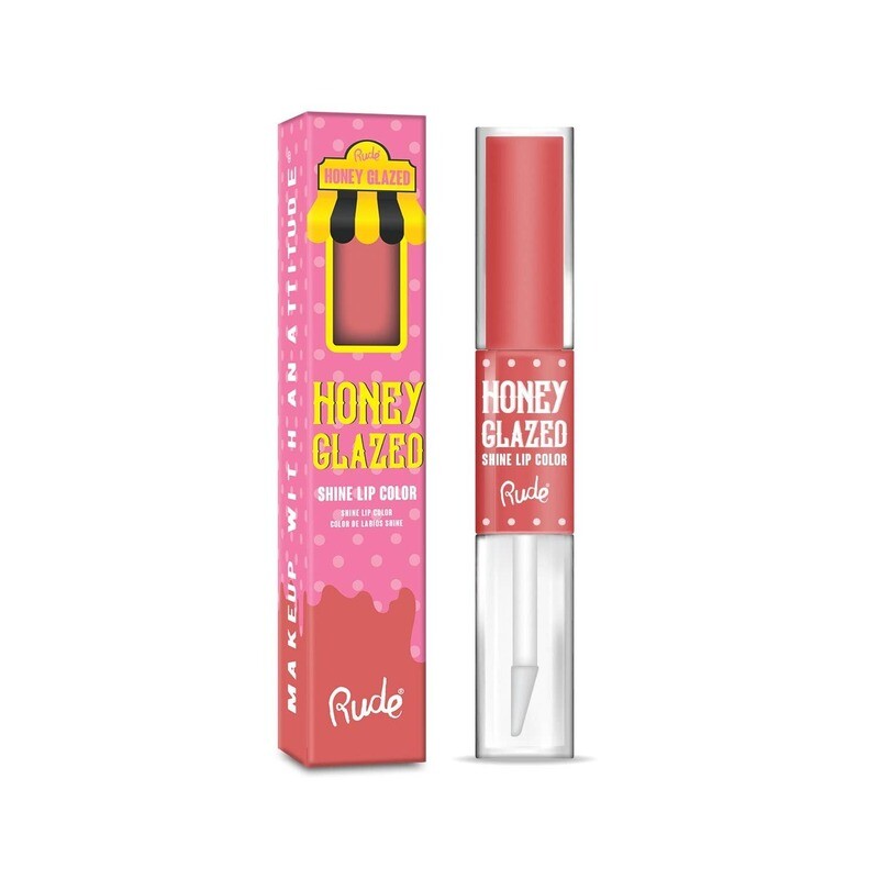 Rude Cosmetics Honey Glazed Matte Shine Lip Gloss Color - Cinnamon Twist