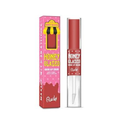 Rude Cosmetics Honey Glazed Matte Shine Lip Gloss Color - Cronuts