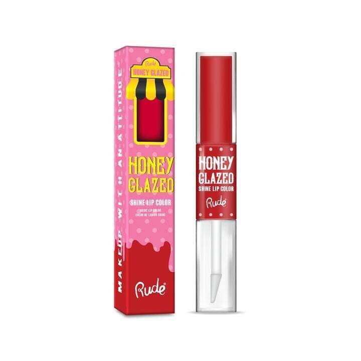Rude Cosmetics Honey Glazed Matte Shine Lip Gloss Color -Maple Bacon