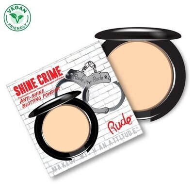 Rude Cosmetics Shine Crime Anti- Shine Blotting Powder- Banana