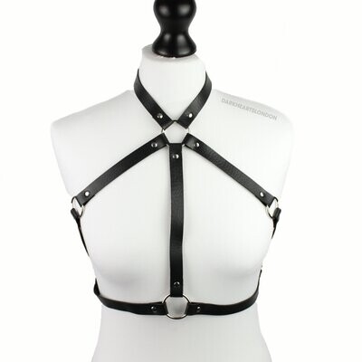 Faux Leather Body/ Chest Harness