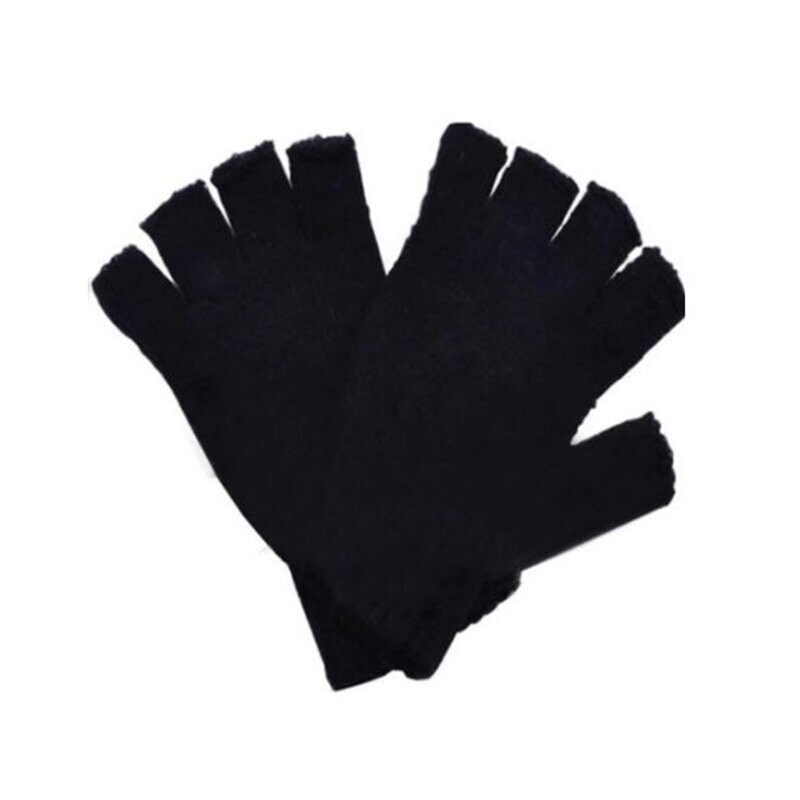 Black Fingerless Gloves
