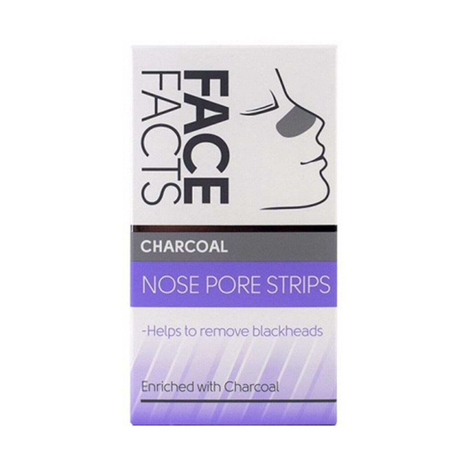 Face Facts Charcoal Nose Pore Strips pack of 6