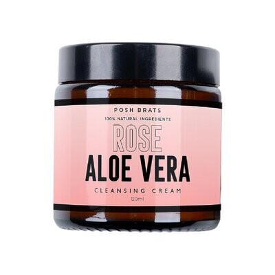 Posh Brats Rose Aloe Vera Cream Cleanser 120g