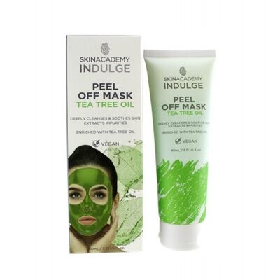Skin Academy Indulge Tea Tree Oil  Glitter Peel Off Mask