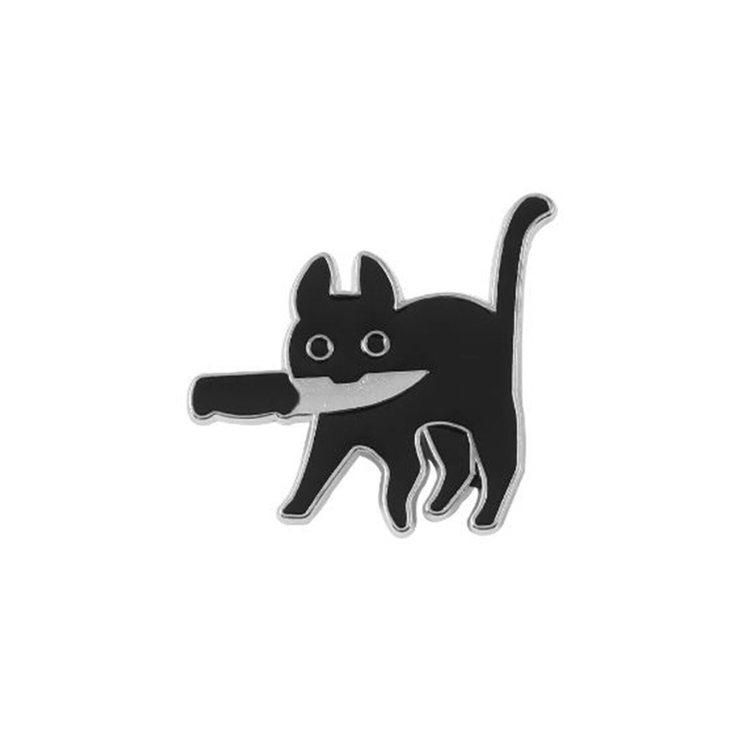 Killer Kitty Enamel Pin
