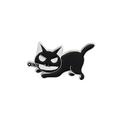 Pouncing Killer Kitty Enamel Pin