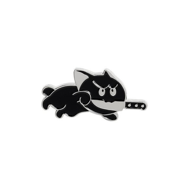 Attack Kitty Enamel Pin
