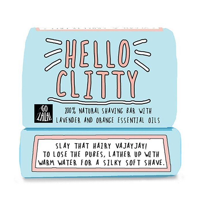 Go La La Hello Clitty Shaving Soap Bar