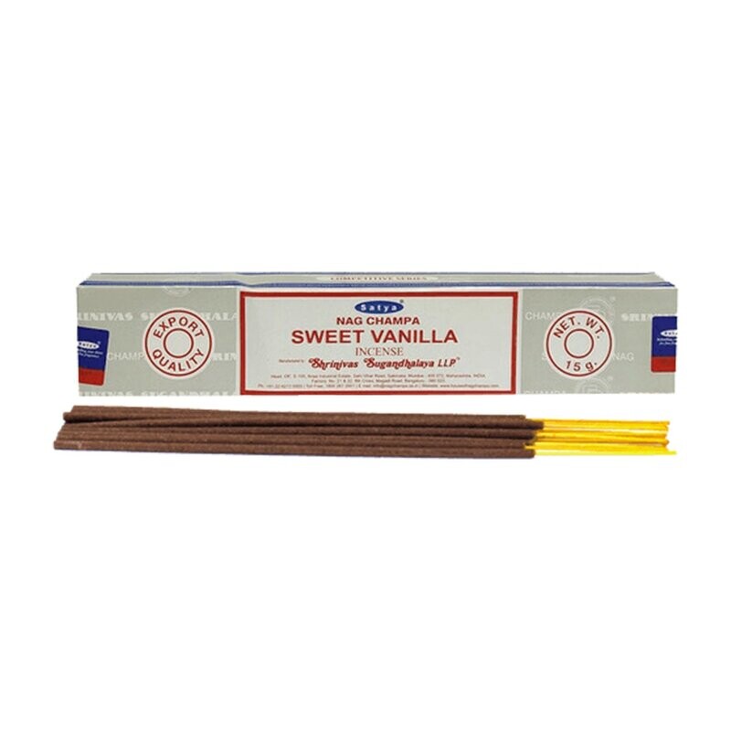 Sweet Vanilla  Incense Sticks by Satya