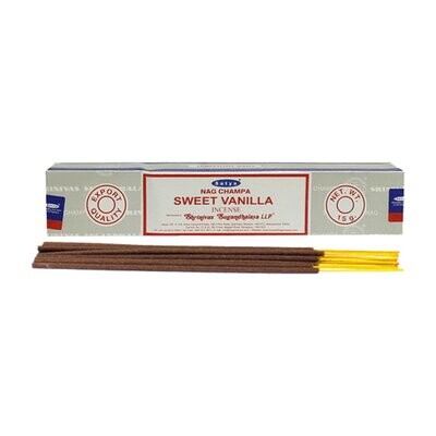 Sweet Vanilla  Incense Sticks by Satya