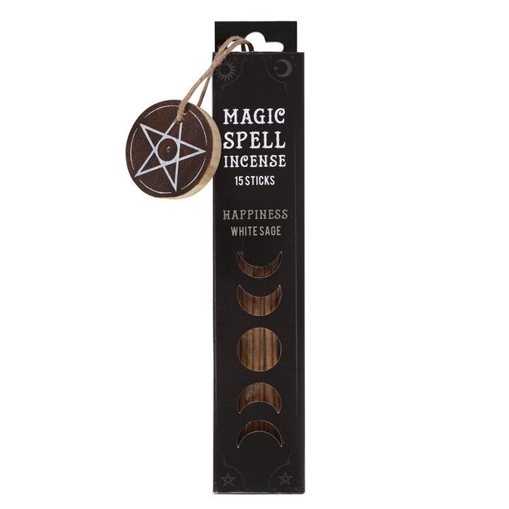 Magic Spell 'Happiness' Incense Sticks- White Sage