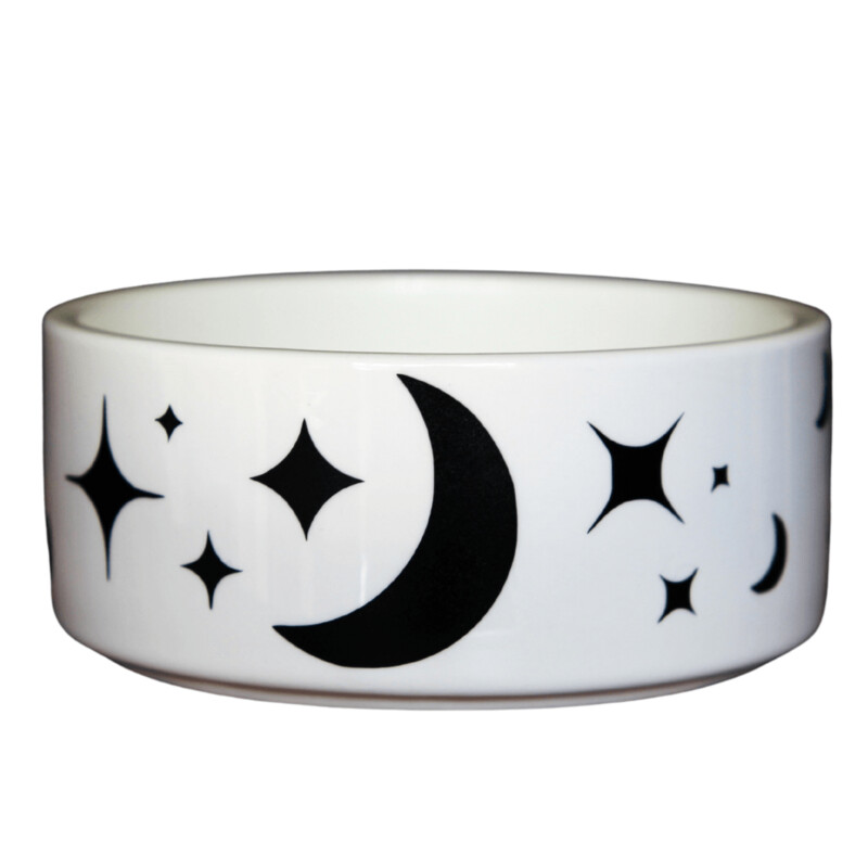 Cat Outta Hell Stars and Moons Magical Pet Bowl-  Assorted Sizes