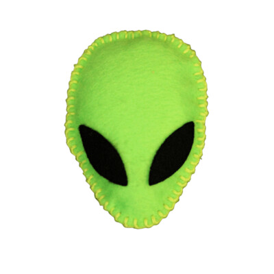 Cat Outta Hell Alien Head Catnip Cat Toy