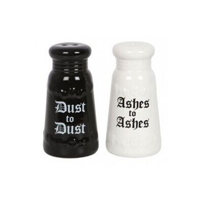 Ashes to Ashes Dust to Dust Salt & Pepper Set