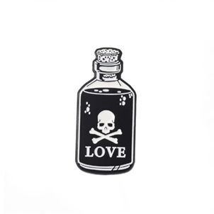 Love Poison Bottle Enamel Pin