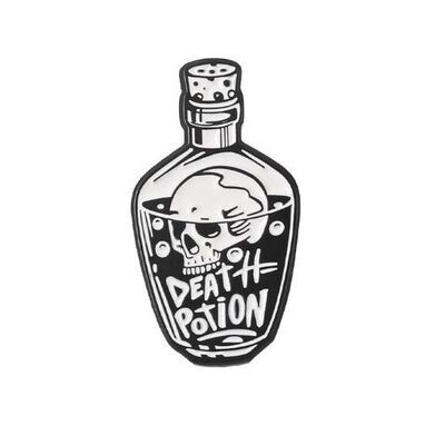 Death Potion Bottle Enamel Pin
