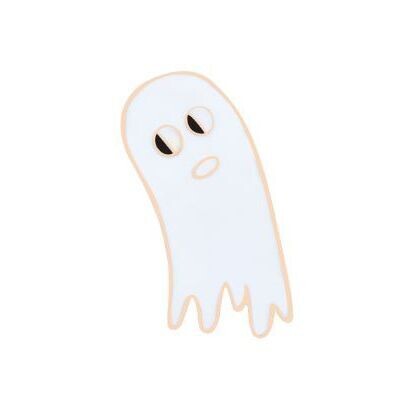 Cartoon Golden Ghost  Enamel Pin