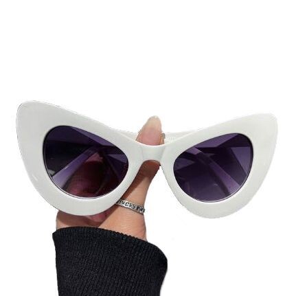 Goth Pin Up Sunglasses- White