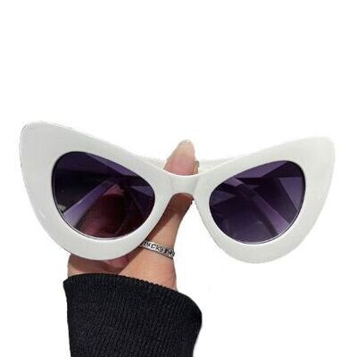 Goth Pin Up Sunglasses- White