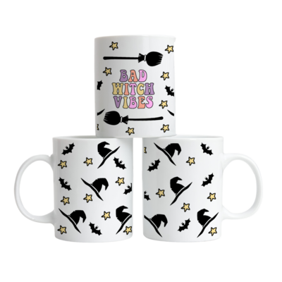 The Happy Cloud Bad Witch Vibes Ceramic Mug