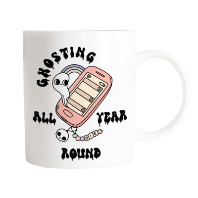 The Happy Cloud  Ghosting All Year Round Ceramic Mug
