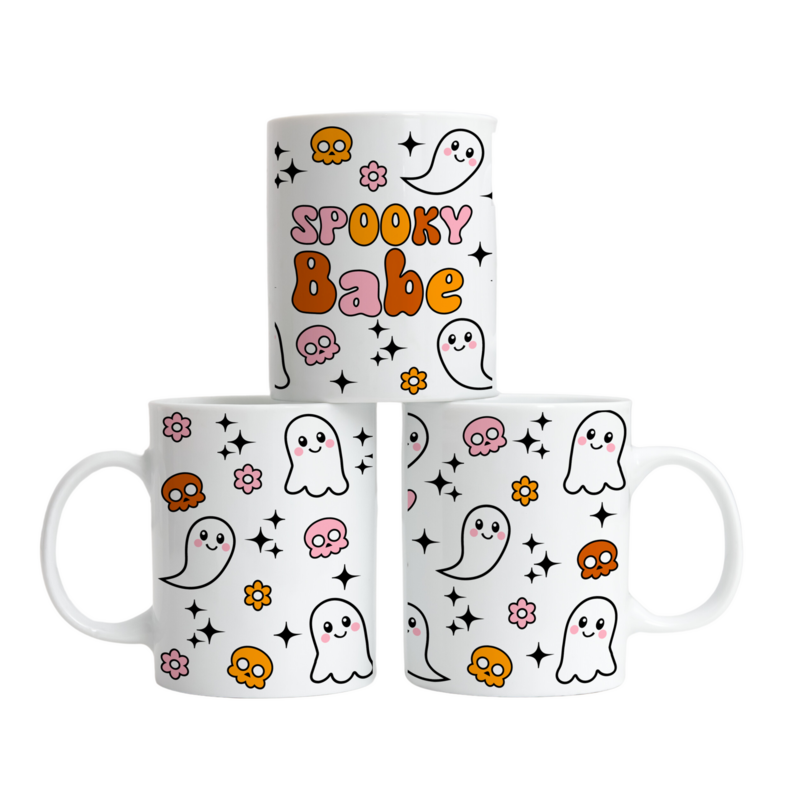 The Happy Cloud Spooky Babe Ceramic Mug
