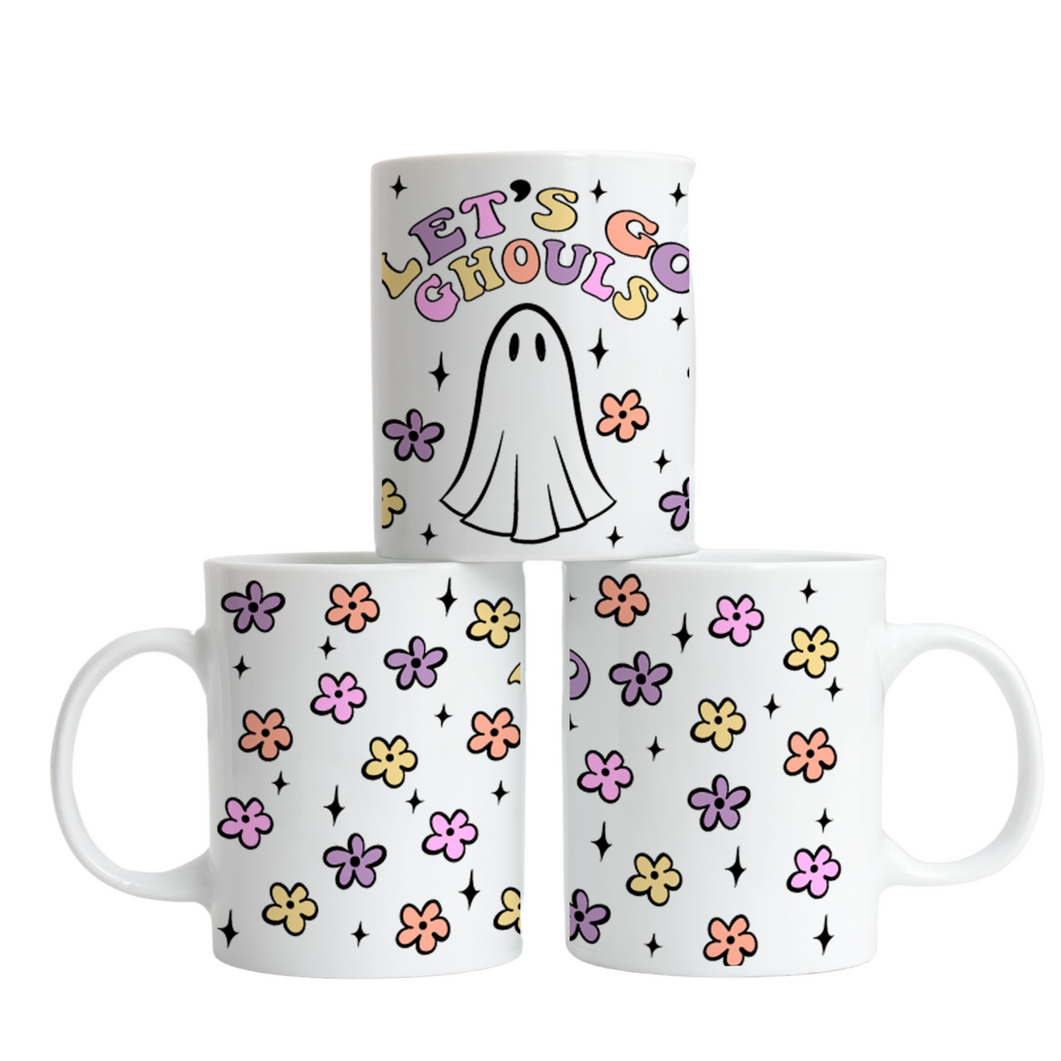 The Happy Cloud Let’s Go Ghouls  Ceramic Mug