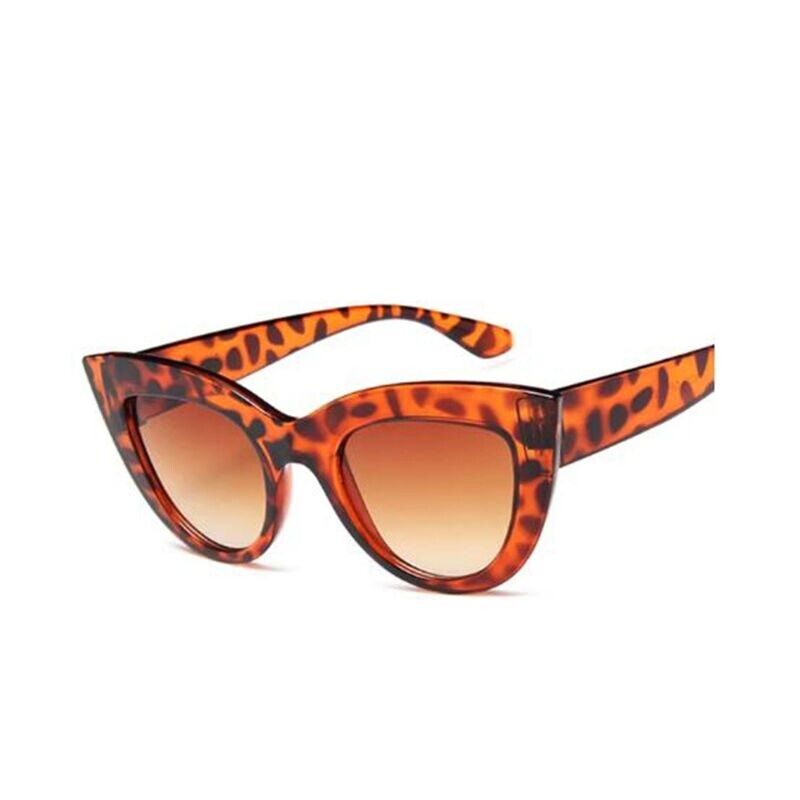 Cat Eye Thick Framed  Cindy Sunglasses- Tortoise Shell