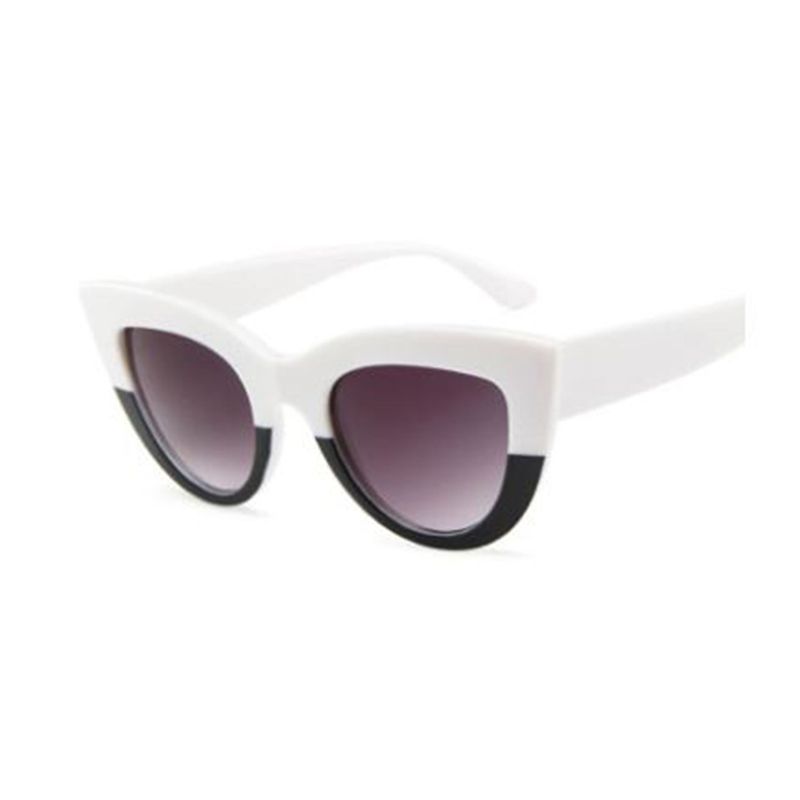 Two Toned Cat Eye Sunglasses