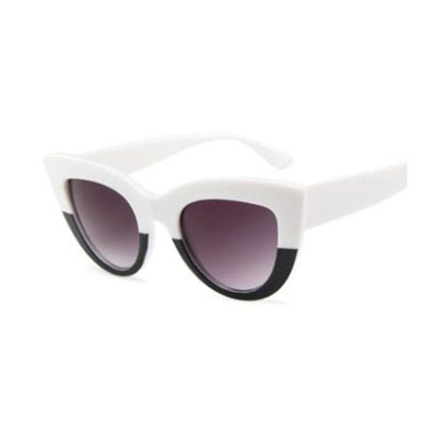 Two Toned Cat Eye Sunglasses