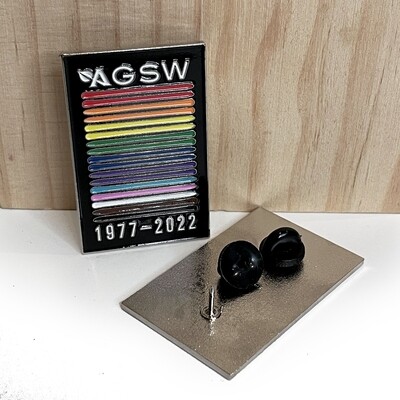 45th Anniversary Rainbow Enamel Pin (1) 45th Anniversary Rainbow Enamel Pin (1)