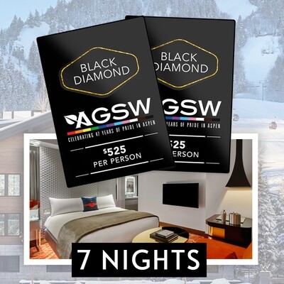7 Nights - W Aspen - 2 Black Diamond Passes 2024