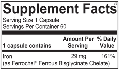 Reacted Iron, 60ct