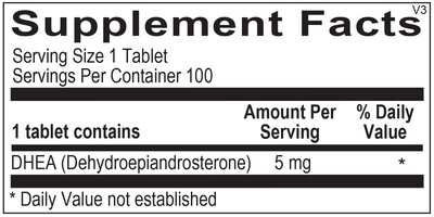 DHEA 5mg, 100ct