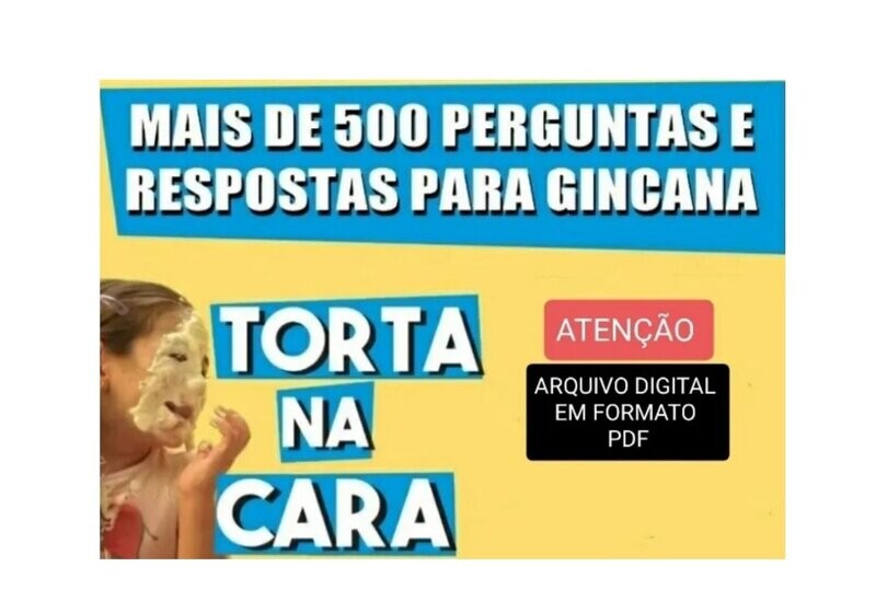 Perguntas E Respostas Para O Jogo Torta Na Cara Em PDF