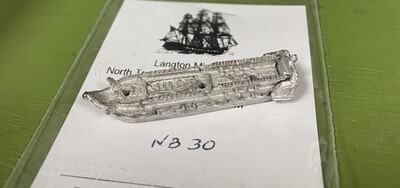 NB30 28 gun frigate at quarters