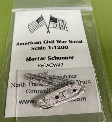 ACW47 Mortar Schooner with pole masts