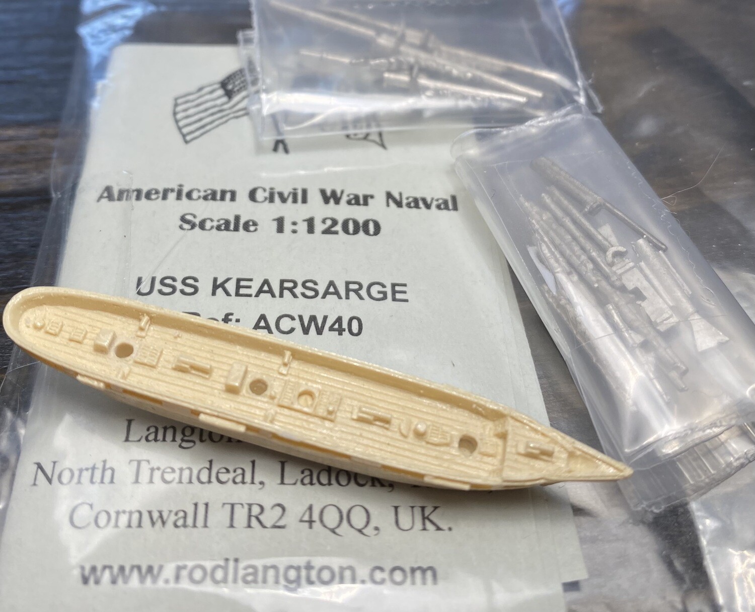 ACW40 USS Kearsage bark rigged sloop