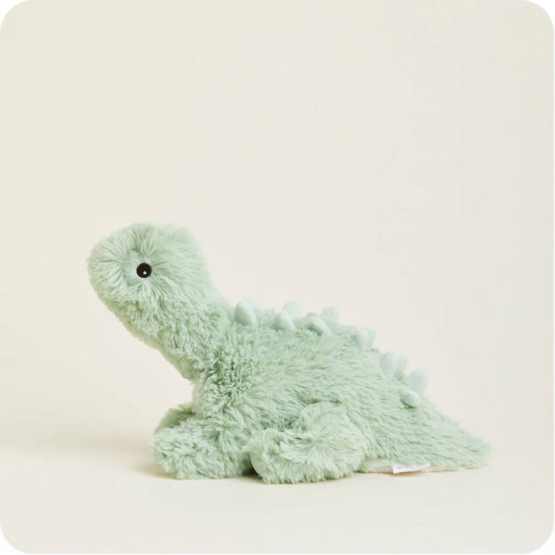 Warmies Green Long Neck Dino