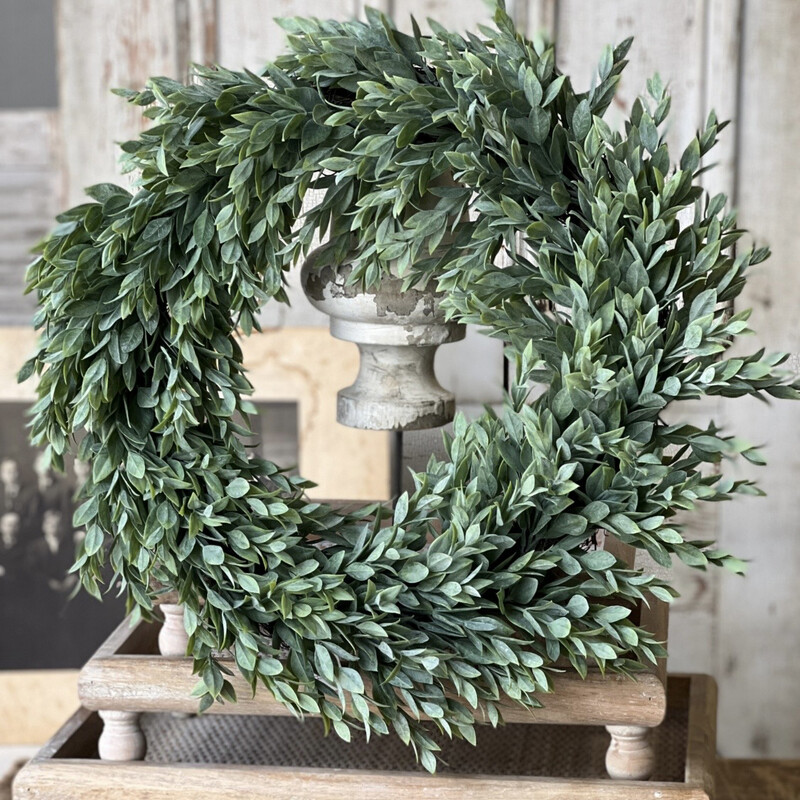 Lan  22&quot; rainwashed wreath