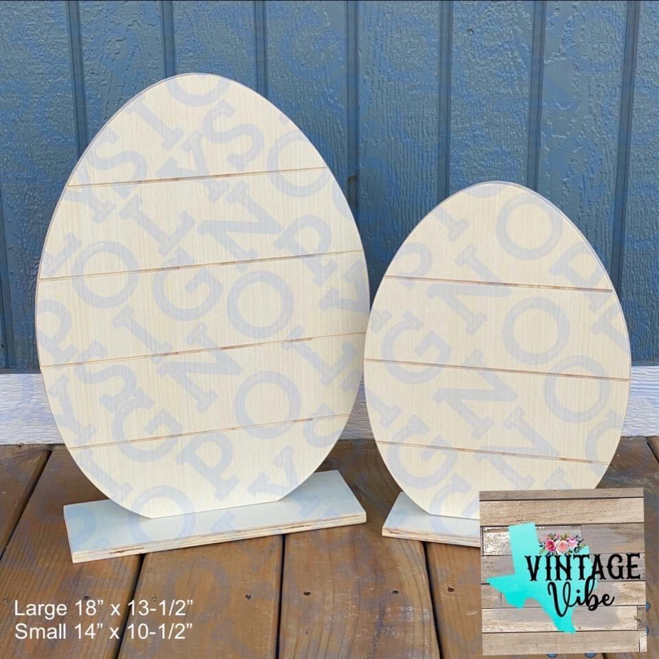 Large wooden Easter Egg