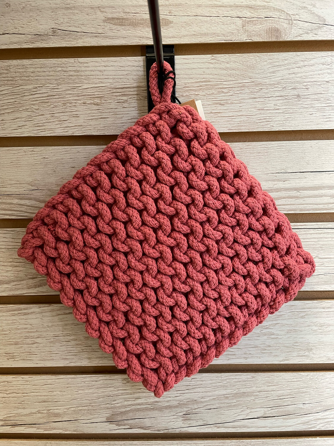 CCO Sq Dark Pink Pot Holder