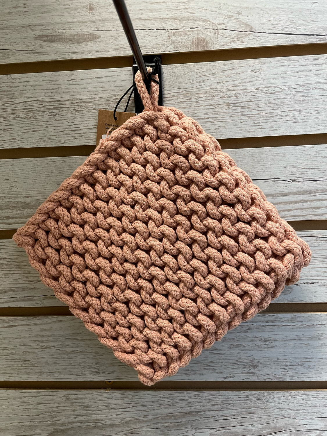 Cco Pink 8" Sq Pot Holder