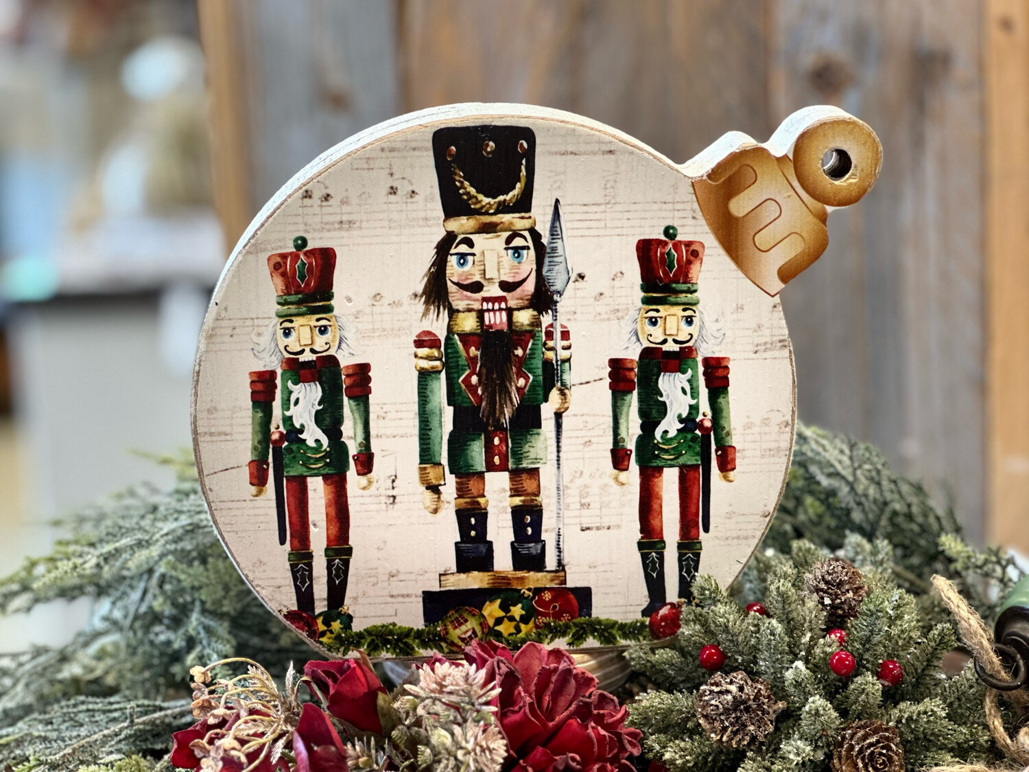 Jarmz ornament sitter Nutcrackers 10x8