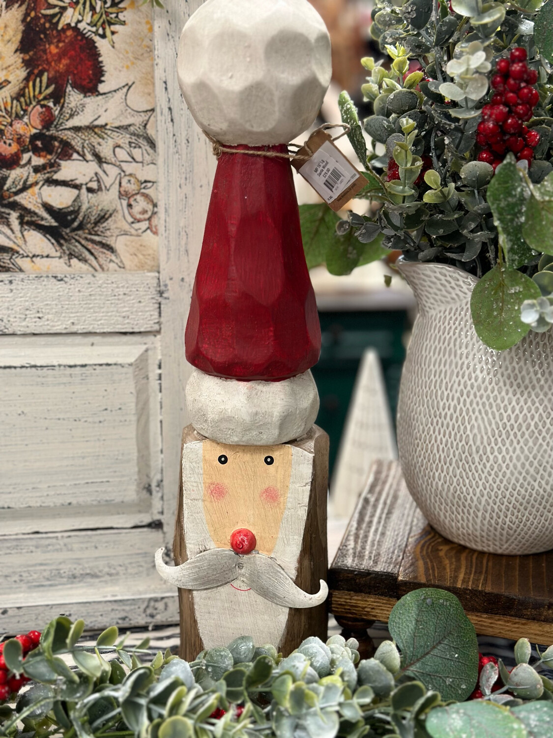 MP 16" Lg Santa Wood Block